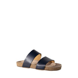 Daniela Gregis 2 Strap Sandal in Blu Navy