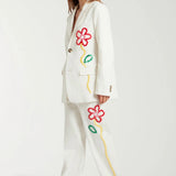 Mira Mikati Button Embroidered Tailored Trouser