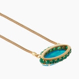 Ileana Makri 18K Yellow Gold & Opal Blue Lagoon Necklace