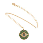 18K Yellow Gold Green Dawn Pendant