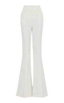 Ianthe Flare Pant in Ivory Sea Island Cotton Corduroy