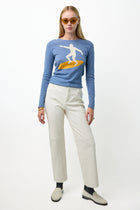 Cashmere Surfer Crewneck Sweater