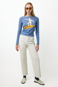 Cashmere Surfer Crewneck Sweater