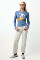 Cashmere Surfer Crewneck Sweater