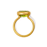 Marie-Hélène de Taillac 22K Yellow Gold Peridot Princess Ring