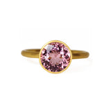 Marie-Hélène de Taillac 22K Yellow Gold Pink Tourmaline Miniature Princess Ring