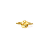 Marie-Hélène De Taillac 22K Yellow Gold Yellow Sapphire Miniature Princess Ring