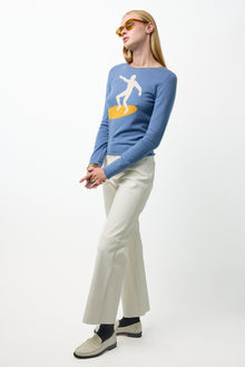 Cashmere Surfer Crewneck Sweater
