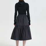 Cecilie Bahnsen Belma Hoodie with Zip Closure