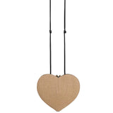 Alaia Natural Le Coeur Bag in Paper Straw