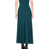 Alaia Fit & Flare Rib Knit Dress
