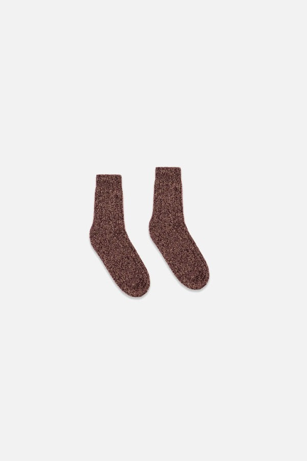 The Elder Statesman Cashmere Marl Trouser Socks