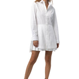 Alaia Blanc Shirt Dress