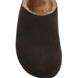 The Row Hudson Suede and Shearling Slide