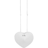 Alaia Optic White Le Couer Bag in Calfskin