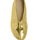 The Row Gold Stella Slipper
