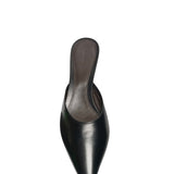 The Row Liisa Kitten Mule in Leather