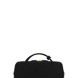 Alaia Le Teckel Clutch in Suede in Noir