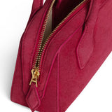 Alaia Le Teckel Clutch Bag in Suede