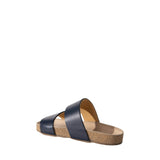 Daniela Gregis 2 Strap Sandal in Blu Navy