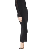 Alaia Noir Layered Jersey Dress in Soft Jersey