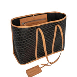 Pierre Hardy Canvas Cube and Calf Cab Tote