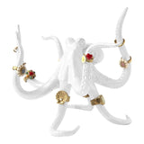 Astier de Villatte Octopus Ornament with RIngs