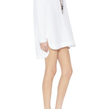 Alaia Blanc Tunic Shirt Dress