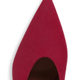 Alaia Cube Wedge Mule in Suede