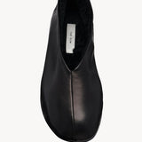 The Row Stella Slipper in Nappa and Shearling