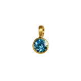 Marie-Hélène de Taillac 22K Yellow Gold Apatite Bindi Gem Pendant
