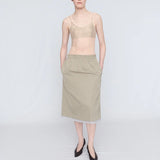 Pull-On Skirt in Duchesse