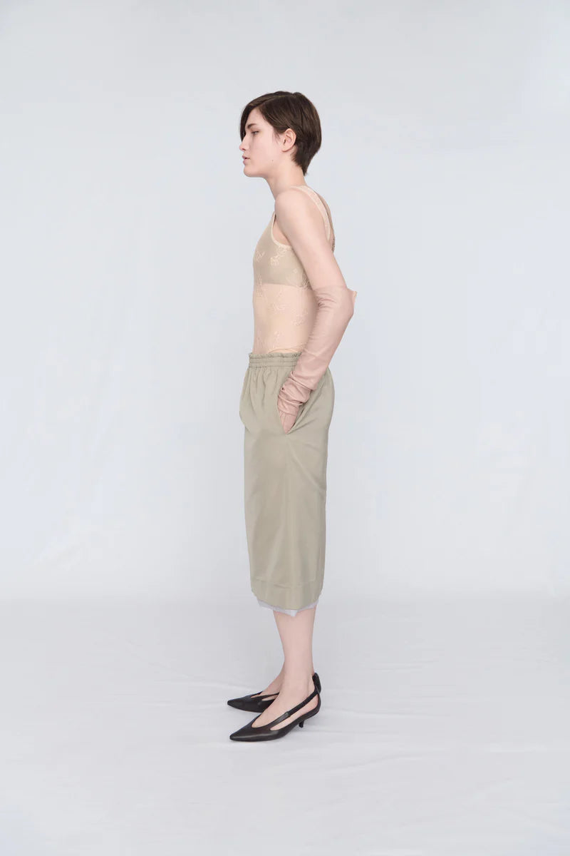 Pull-On Skirt in Duchesse
