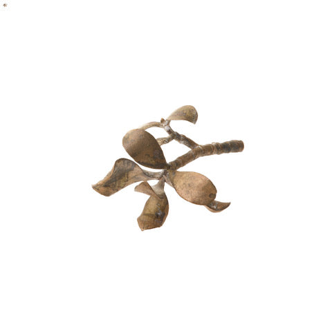Small Bronze Leaf and Stem