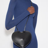 Azzedine Alaia Black Le Couer Bag in Calfskin