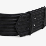 Azzedine Alaia Noir Padded Belt