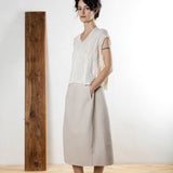 Boboutic A-line Midi Skirt