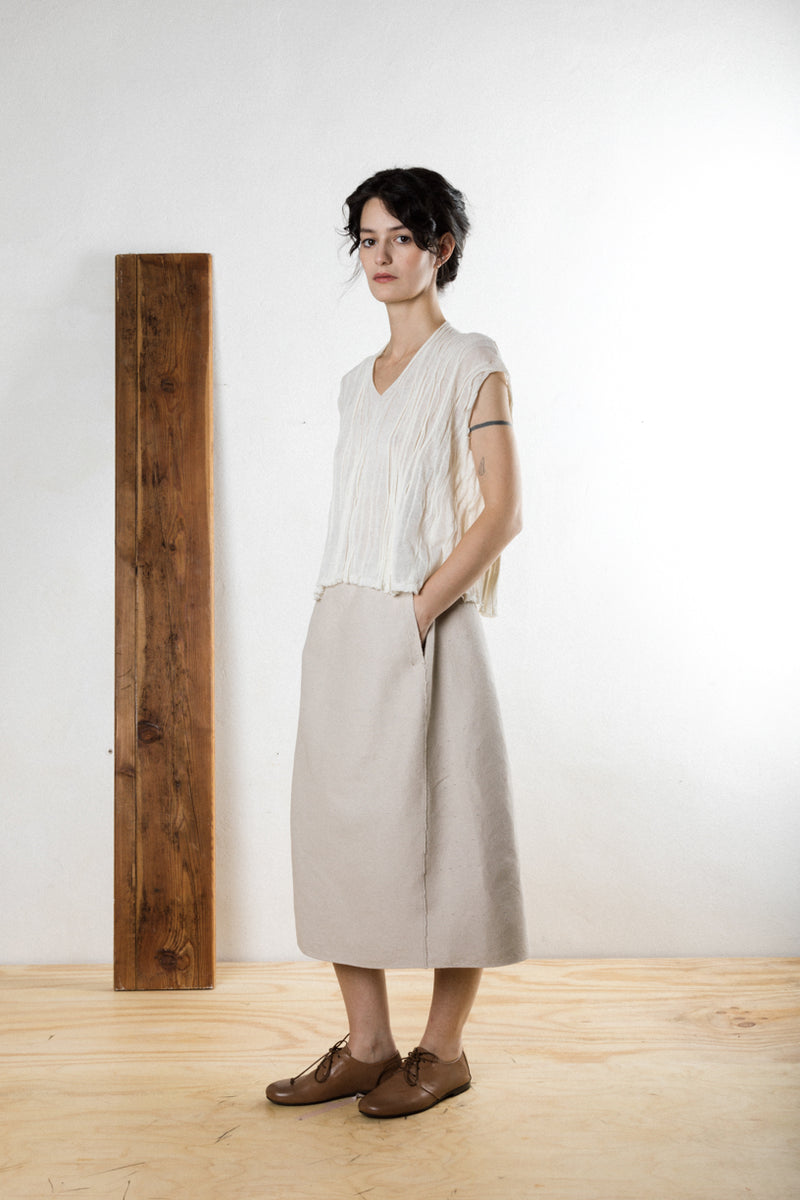 A-line Midi Skirt