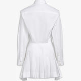 Azzedine Alaia Blanc Shirt Dress
