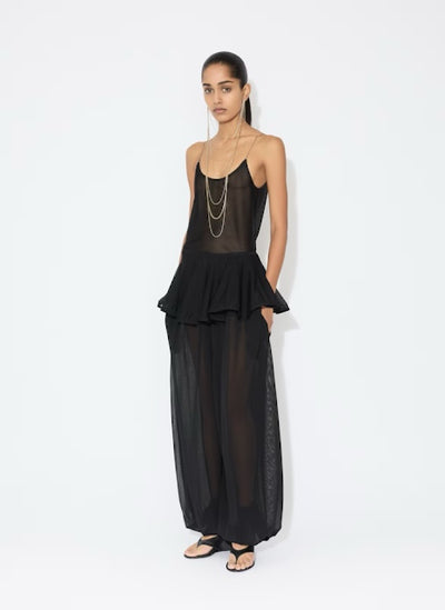 Knit Peplum Pants