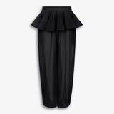 Azzedine Alaia Black Knit Peplum Pants