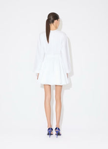 Cotton Poplin Short Dress