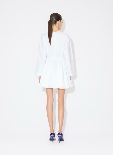 Cotton Poplin Short Dress