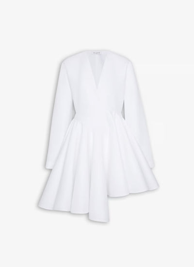 Cotton Poplin Short Dress