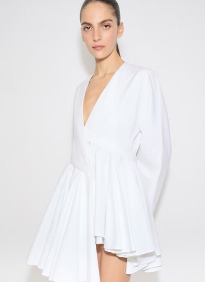 Cotton Poplin Short Dress