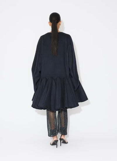 Cashmere Peplum Coat