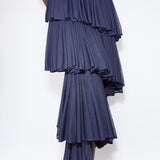 Azzedine Alaia Midnight Knit Spiral Skirt