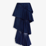 Azzedine Alaia Midnight Knit Spiral Skirt