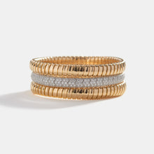 18K Yellow Gold Single Rolling Bracelet