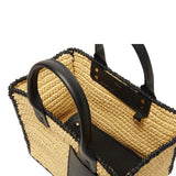 Valextra Soft Tote Raffia Crochet Mini Bag